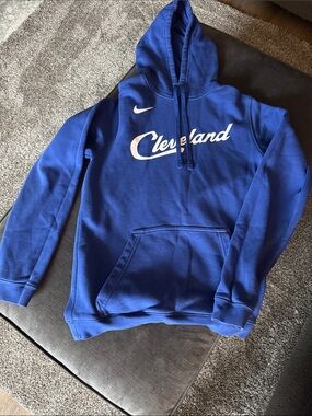 Nike Royal Blue Cleveland Script Hoodie
